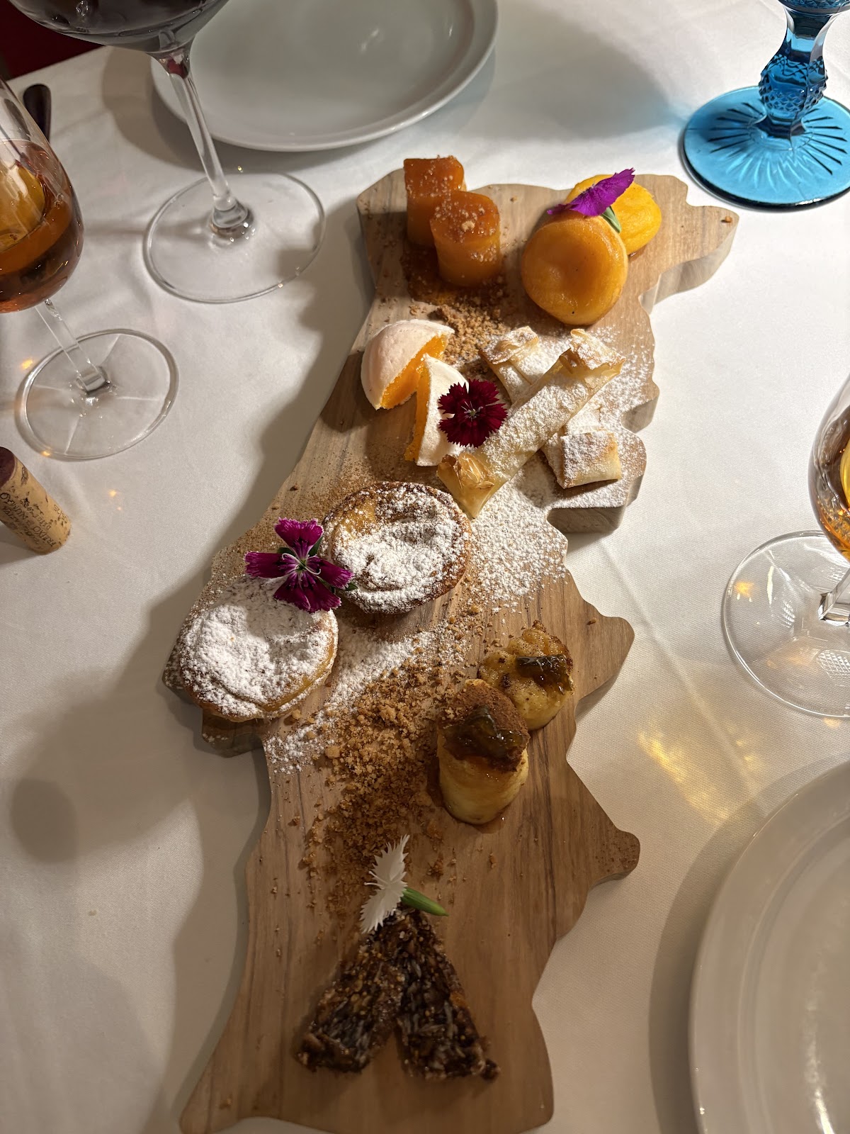 Artisanal dessert platter